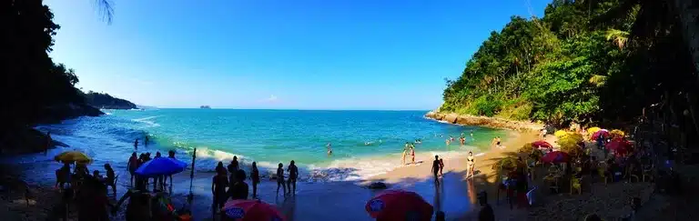 Quantas praias existem no Guarujá?