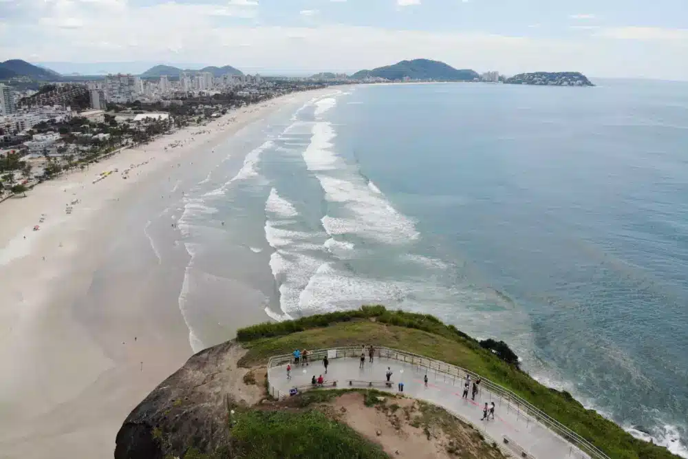 Praia da Enseada mirante campina maluf