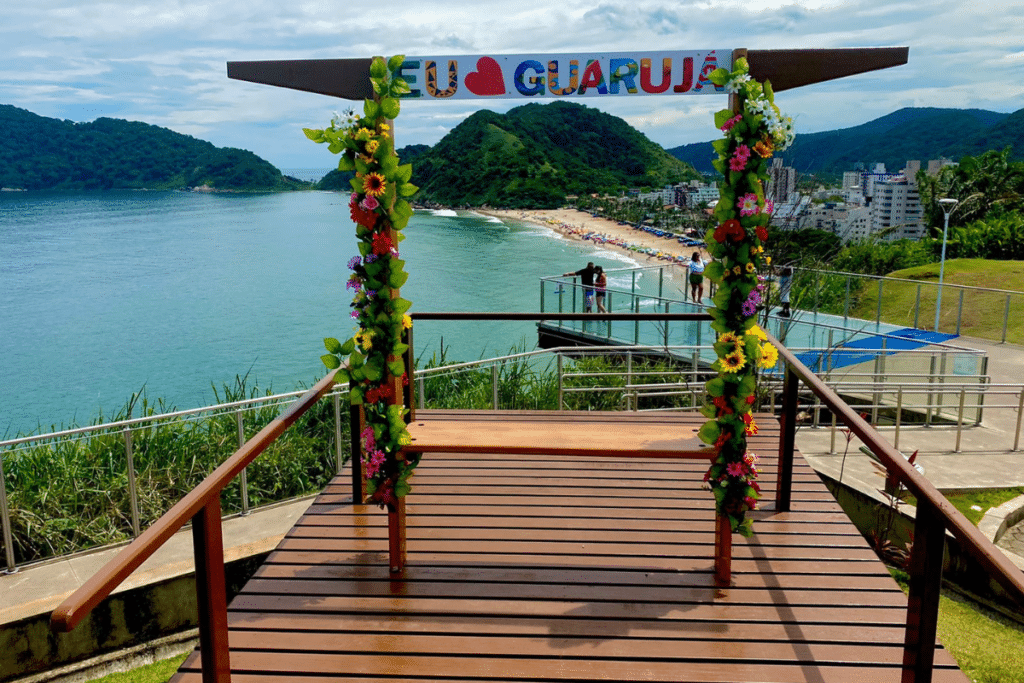 Mirante das Galhetas pontos turísticos do Guarujá